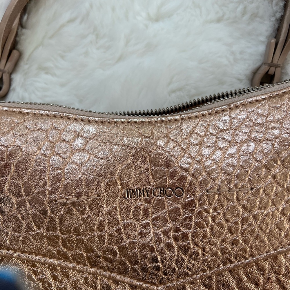 Jimmy Choo Women's Metallic Rose Gold bag - Picture 3 of 14